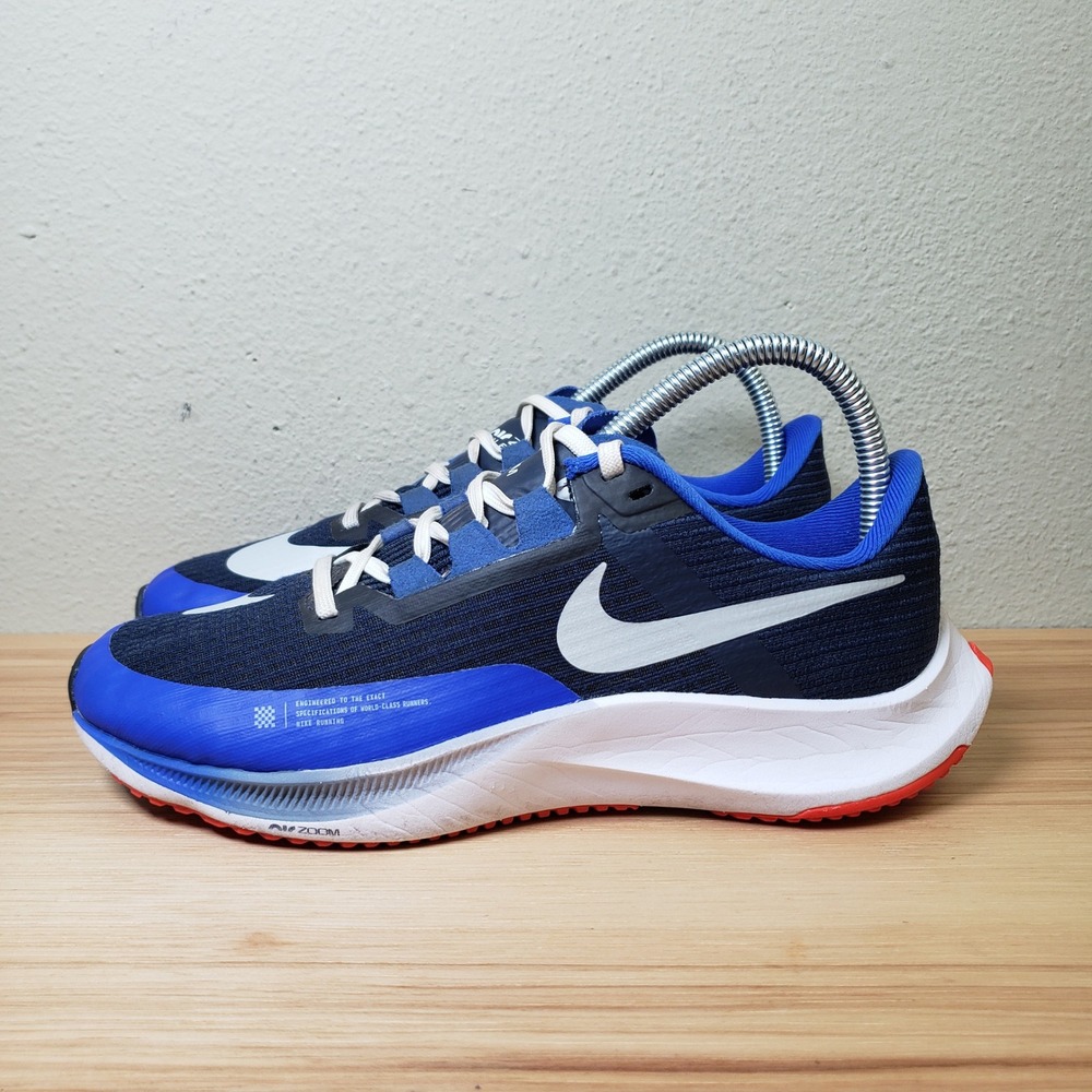 Nike Men's 6 Air Zoom Rival Fly 3 Running Shoes Obsidian Blue Racer Gym Sporty